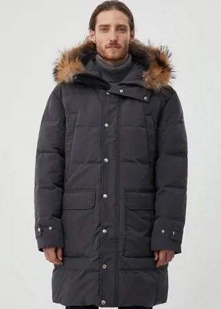 Пуховик мужской Finn Flare FAB21089 серый XL