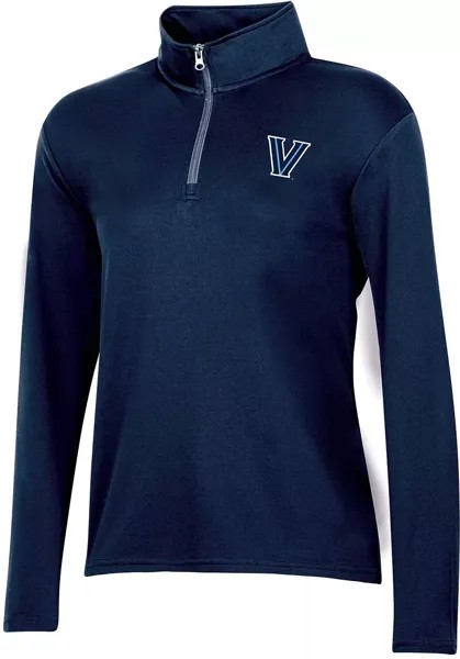 Темно-синий пуловер с молнией 1/4 Champion для женщин Villanova Wildcats