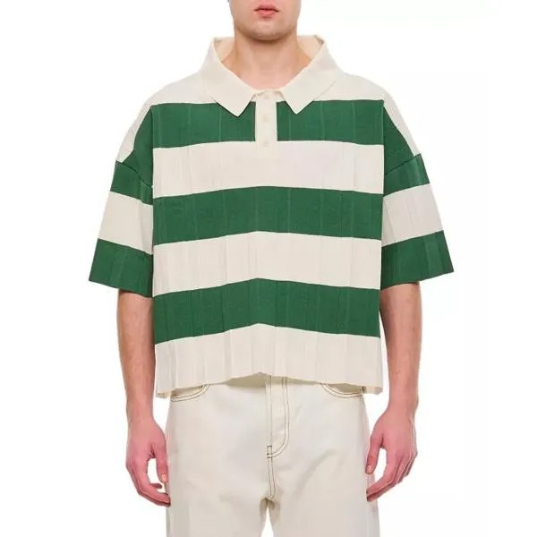 Футболка bimini polo shirt Jacquemus, мультиколор