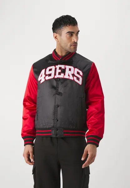 Спортивная куртка Nfl San Francisco 49Ers Bomber New Era, цвет black/red
