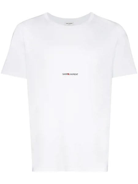 Saint Laurent logo-print cotton T-shirt