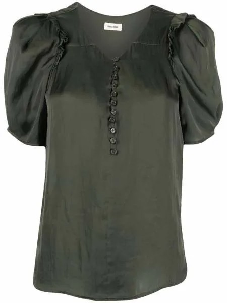 Zadig&Voltaire блузка Twity с объемными рукавами
