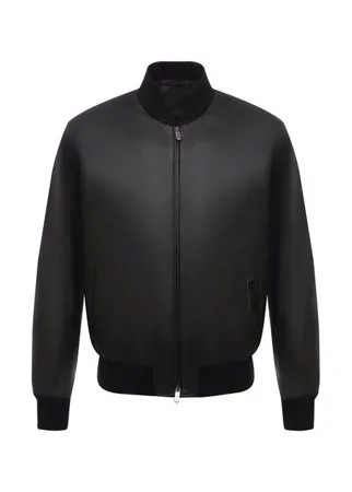 Кожаный бомбер Zegna Couture
