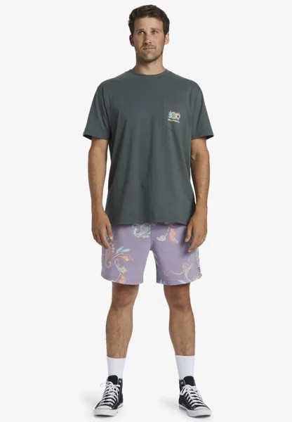 Футболка с принтом TROPPO, TASCHEN Billabong, зеленый