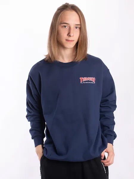 Свитшот женский Thrasher thr00073 синий S