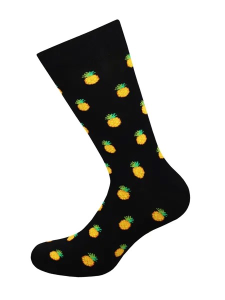Носки мужские LUI Pineapple (с.) черные 41-44