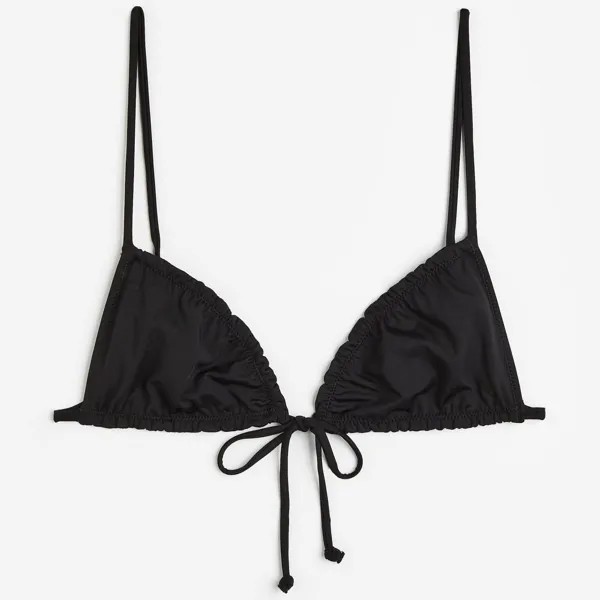 Бикини топ H&M Triangle, черный