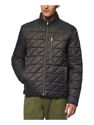 MARC NEW YORK Мужское черное пальто на молнии XL