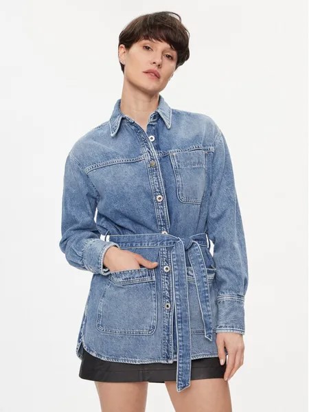 Джинсовая куртка стандартного кроя Pepe Jeans, синий