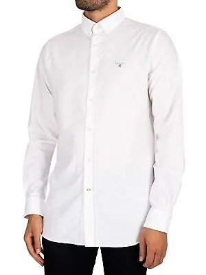 Мужская оксфордская рубашка Barbour, белая