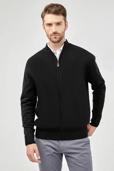 Кардиган мужской Tom Farr T4F M4034.58 черный 46