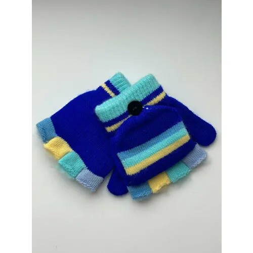 Перчатки , размер 2-5 лет, голубой