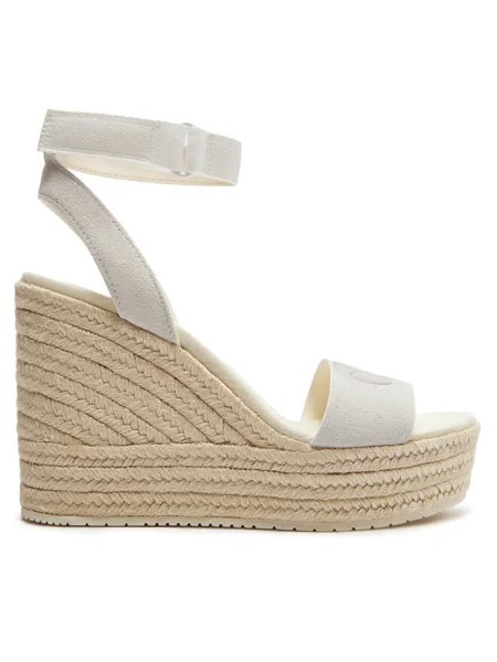 Эспадрильи Wedge Sandal Su Mg Btw Calvin Klein, экрю