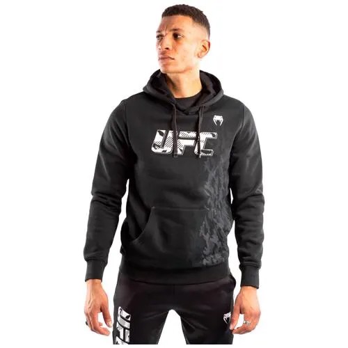 Толстовка Venum UFC Authentic Fight Week Men's Pullover Hoodie, размер XXL, черный