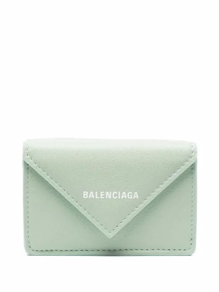 Balenciaga кошелек-конверт с логотипом
