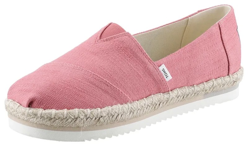 Эспадрильи Toms, розовый