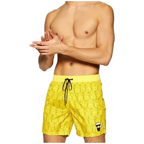 Шорты для плавания Karl Lagerfeld, размер XL, желтый