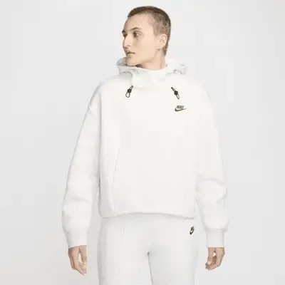 Худи Nike Sportswear Tech Fleece, цвет Light Grey/Heather/Black