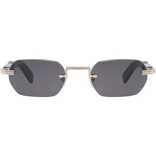 Солнцезащитные очки Cartier 0362S 001, золотой, черный
