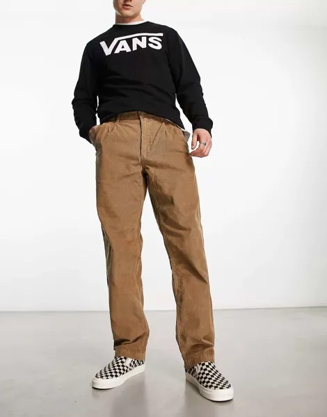 Мешковатые брюки чинос Vans цвета хаки с резинкой на талии