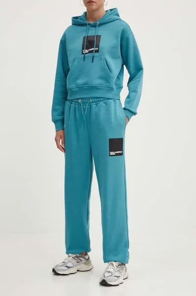 Спортивные штаны Karl Lagerfeld Jeans, бирюзовый