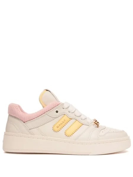 Кроссовки из королевской кожи Bally, бежевый