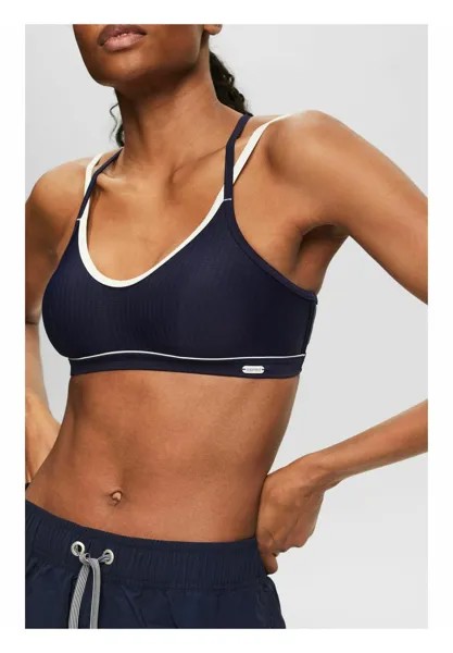 Верх бикини WATTIERTES Esprit, цвет navy