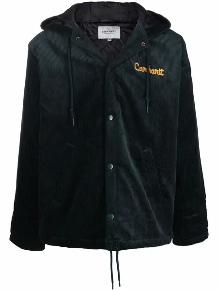 Carhartt WIP вельветовый бомбер Dennis с капюшоном