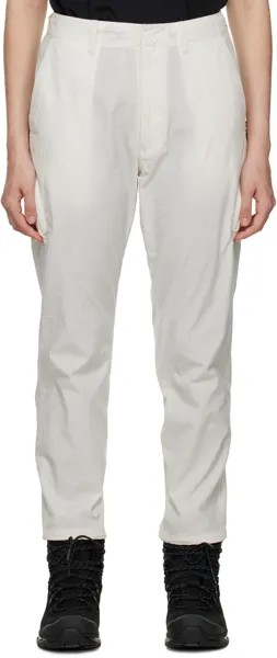 Эксклюзивные белые спортивные штаны SSENSE Descente ALLTERRAIN