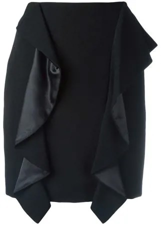 Givenchy юбка мини с драпировкой