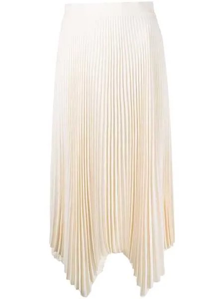 Tory Burch плиссированная юбка асимметричного кроя