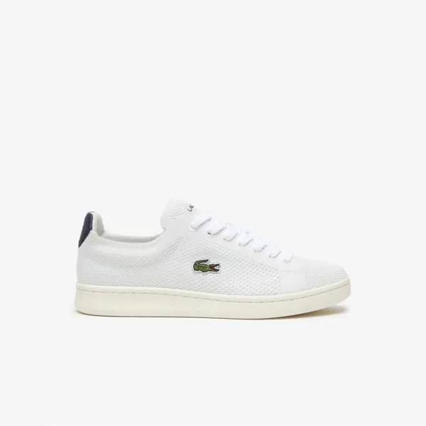 LACOSTE Женские кроссовки Carnaby Pique Textile Heel Pop Sneakers [Белый темно-синий]