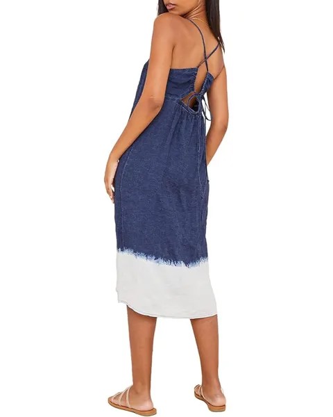 Платье bella dahl Tie Back Cami Slip Dress, цвет Bleach Dip