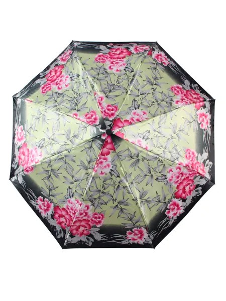 Зонт женский Pretty Mania ZW683 салатовый/розовый