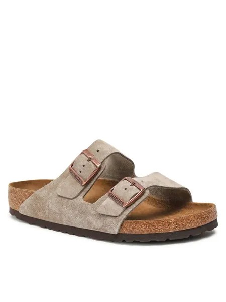 Шлепанцы Arizona Bs 0051461 Birkenstock серый 45 EU