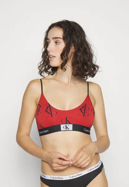 Бюстье бюстгальтер Calvin Klein Underwear, красный