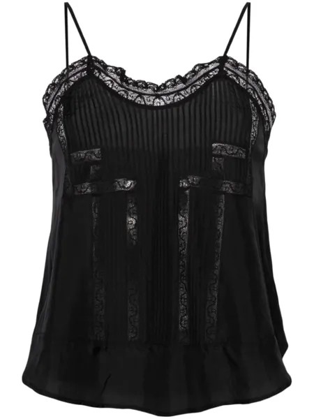 ISABEL MARANT кружевной топ Zarkia, черный