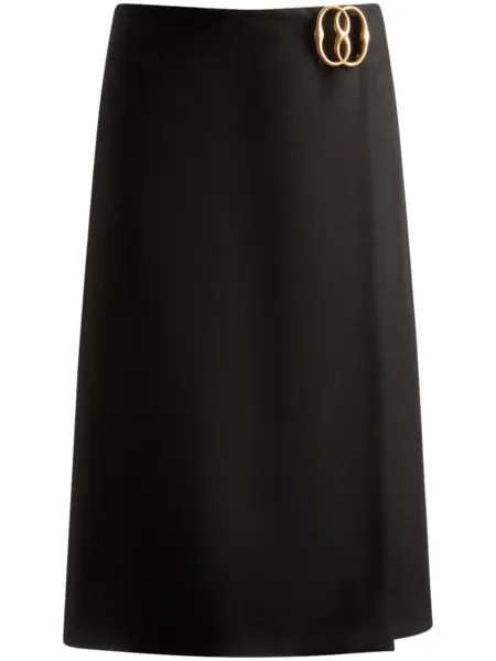 Юбка с логотипом Bally, черный