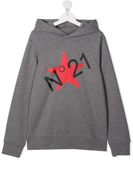 Nº21 Kids худи с логотипом