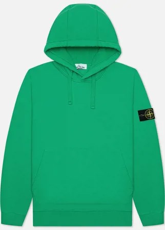 Мужская толстовка Stone Island Brushed Cotton Fleece Hoodie, цвет зелёный, размер S