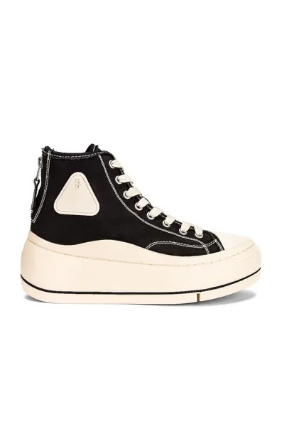 Кроссовки R13 High Top, цвет Black Canvas