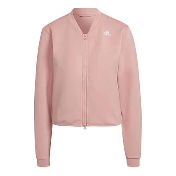 Куртка универсальная спортивная куртка Adidas, розовый