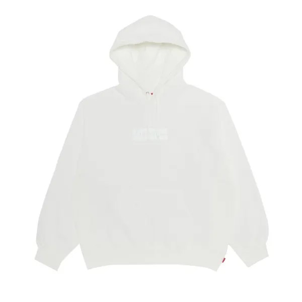 Толстовка Supreme Box Logo Hooded 'White', белый