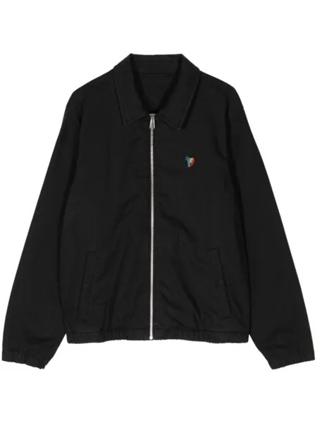 Куртка с вышивкой Zebra PS Paul Smith, черный