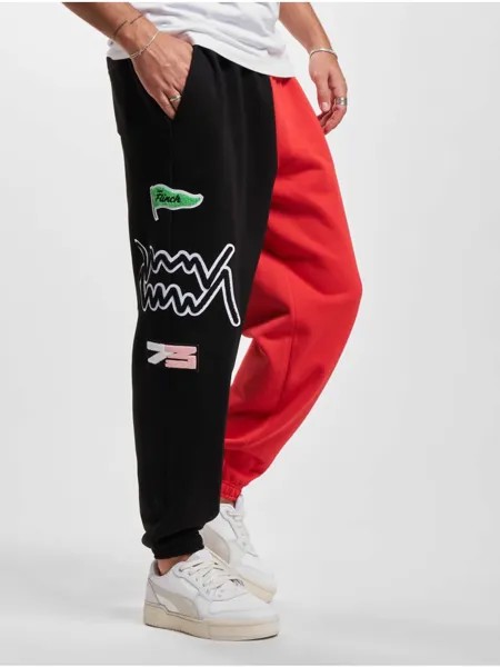 Спортивные штаны Urban Classics, цвет green/mustard/seedwhite