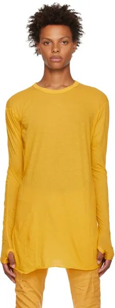 Желтая футболка с длинным рукавом LS1 Boris Bidjan Saberi