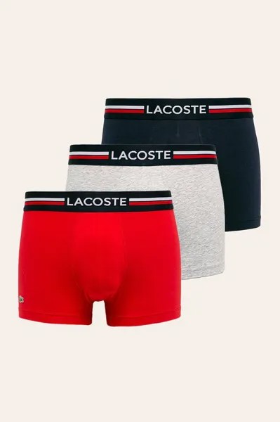 Боксеры (3 шт.) Lacoste, мультиколор