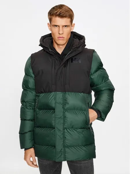 Пуховик стандартного кроя Helly Hansen, зеленый