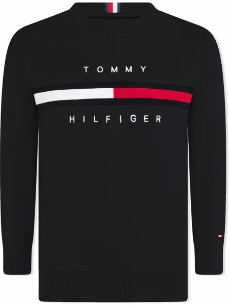 Tommy Hilfiger Junior джемпер с вышитым логотипом