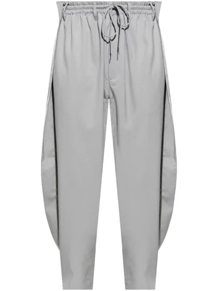 Y-3 спортивные брюки с полосками, серый